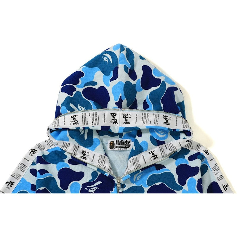 BAPE ABC Bape Sta Tape Full Zip Hoodie Blue