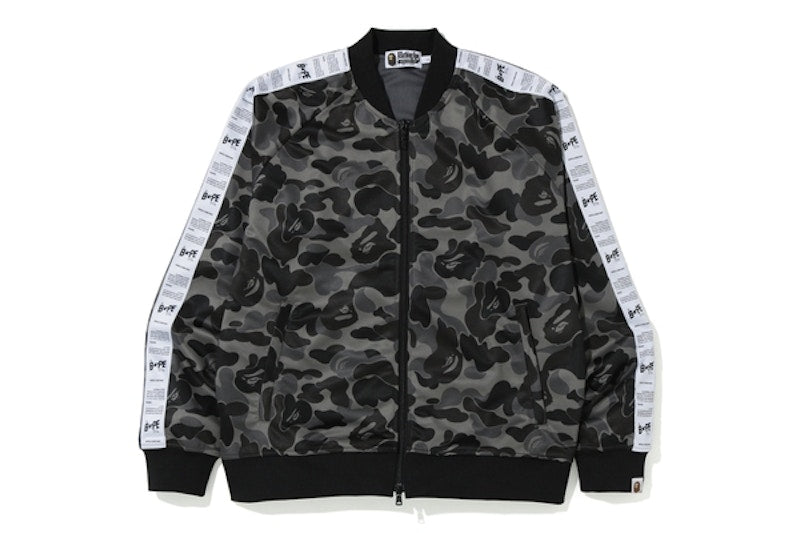 BAPE ABC Bapesta Tape Jersey Top Black