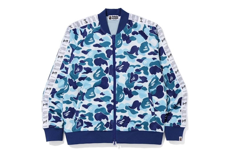 BAPE ABC Bapesta Tape Jersey Top Blue
