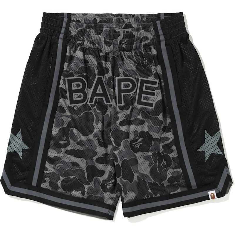 BAPE ABC Basketball Shorts Black