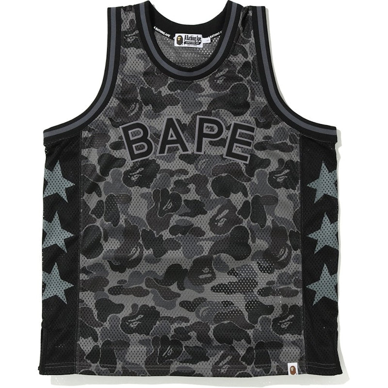 BAPE ABC Basketball Tank Top Black
