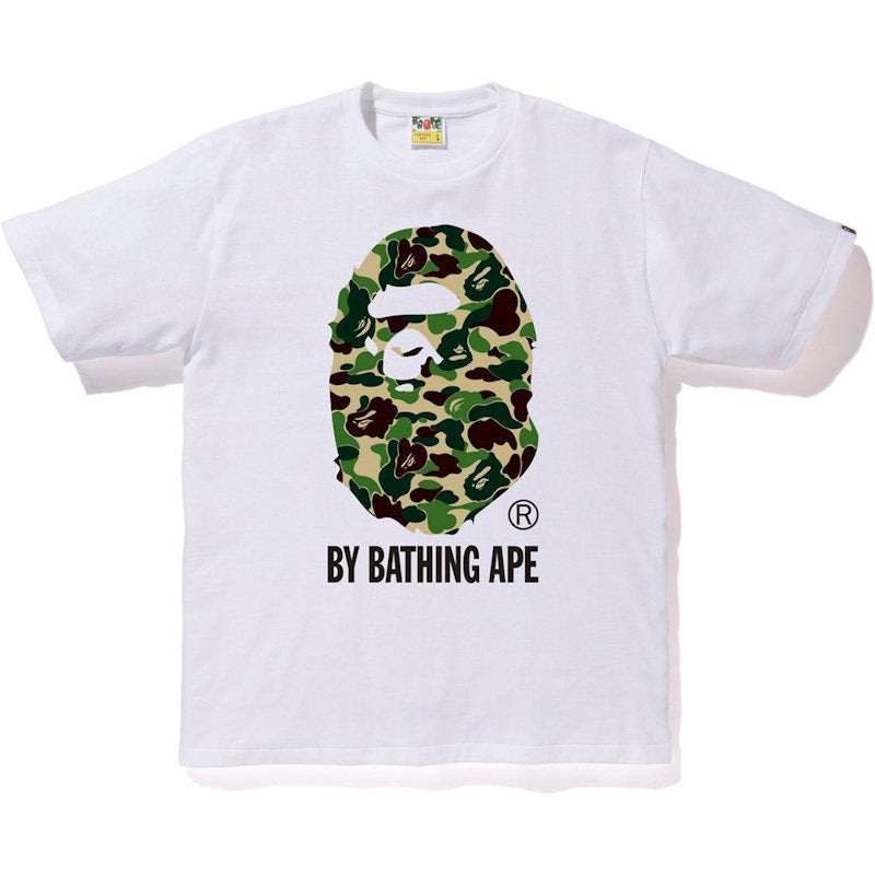 BAPE ABC By Bathing Tee White/Green