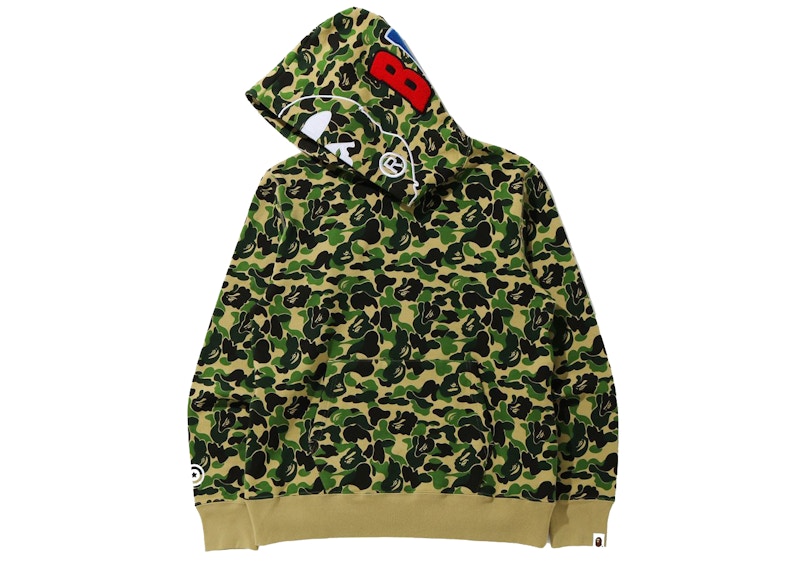 BAPE ABC Camo 2nd Ape Wide Fit Pullover Hoodie Green
