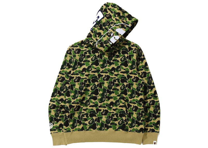 BAPE ABC Camo 2nd Ape Wide Fit Pullover Hoodie Green