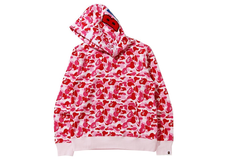BAPE ABC Camo 2nd Ape Wide Fit Pullover Hoodie Pink