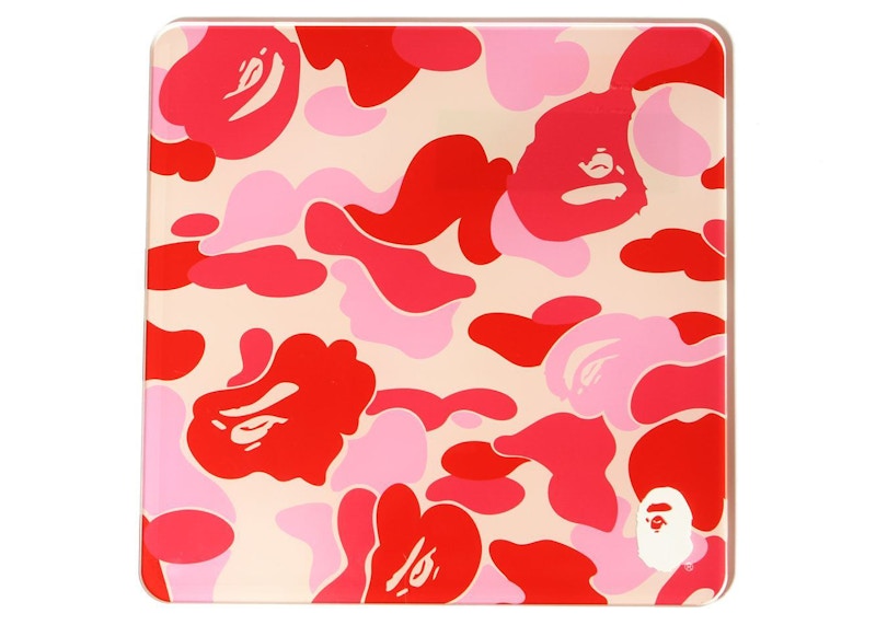 BAPE ABC Camo Acrylic Plate Pink