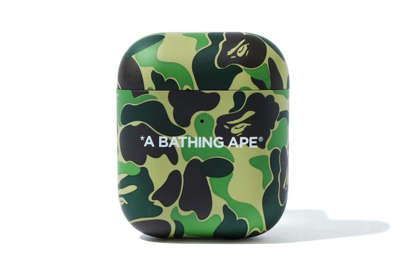 BAPE ABC Camo Airpods Case Green