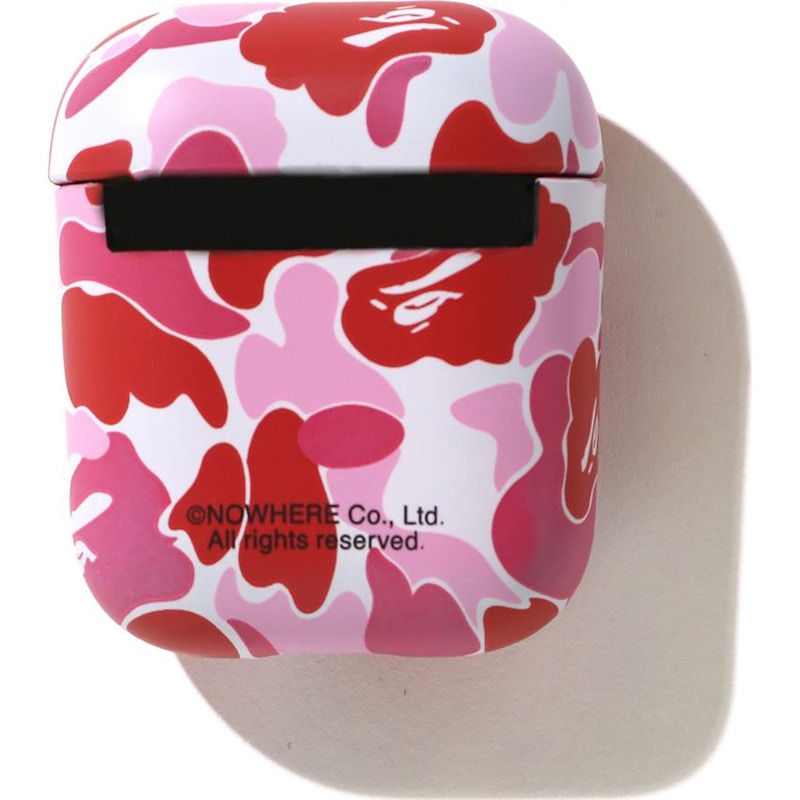 BAPE ABC Camo Airpods Case Pink