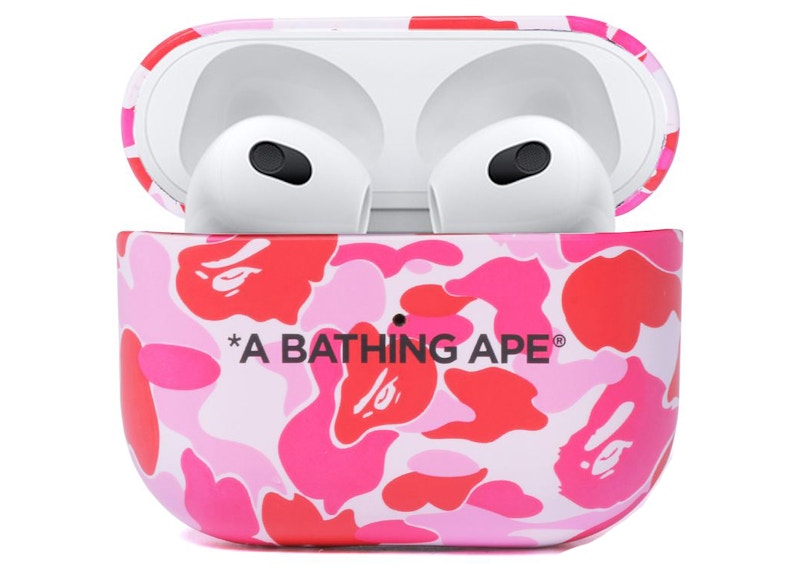 BAPE ABC Camo Airpods Case (SS22) Pink