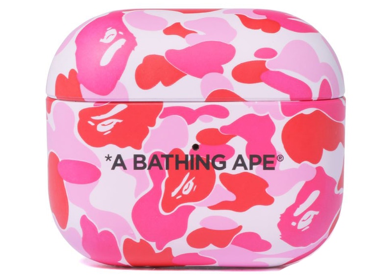 BAPE ABC Camo Airpods Case (SS22) Pink