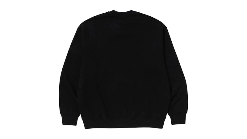 BAPE ABC Camo Ape Head Relaxed Fit Crewneck Sweatshirt Black