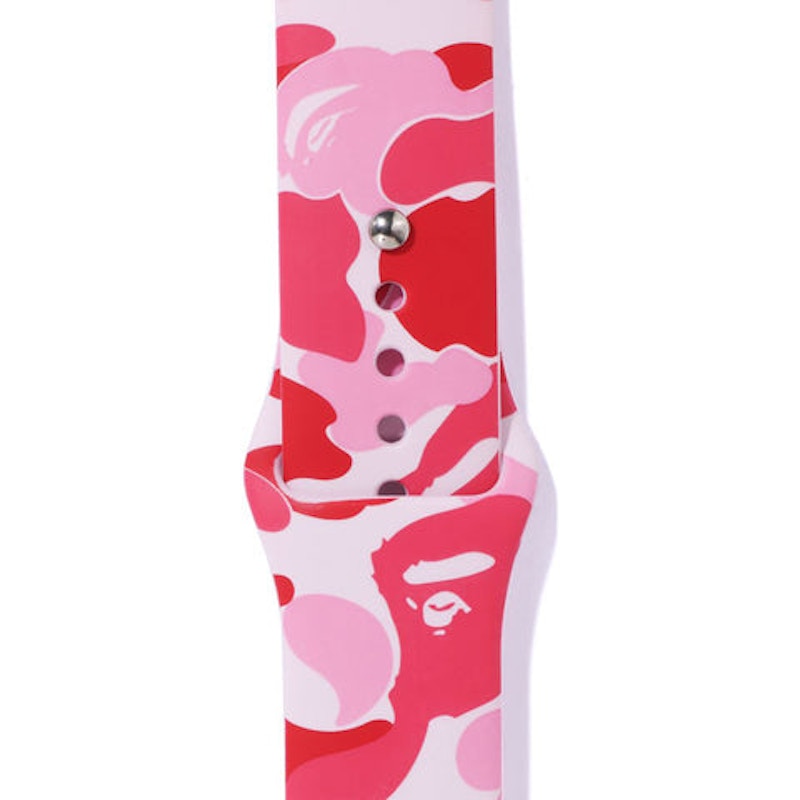 BAPE ABC Camo Apple Watch Band Pink