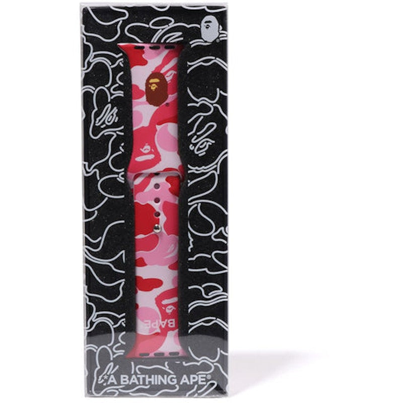 BAPE ABC Camo Apple Watch Band Pink