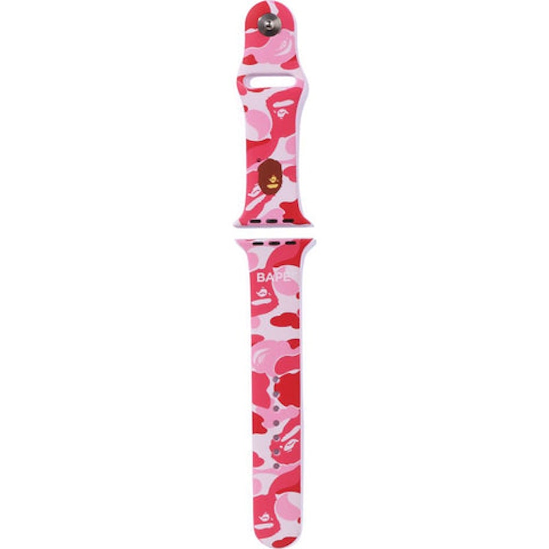 BAPE ABC Camo Apple Watch Band Pink
