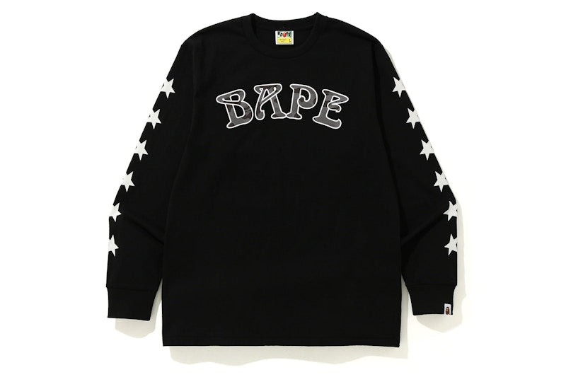 BAPE ABC Camo BAPE 88 L/S Tee Black/Black