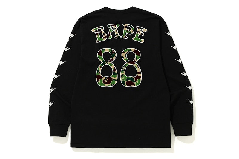BAPE ABC Camo BAPE 88 L/S Tee Black/Green