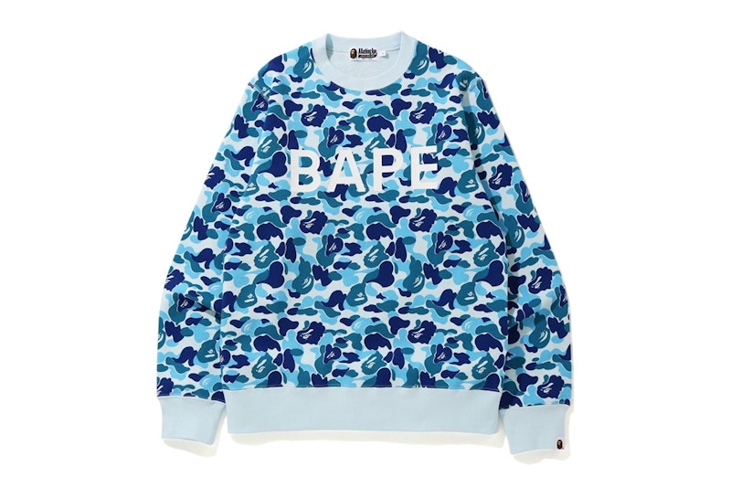 BAPE ABC Camo BAPE Crewneck Blue
