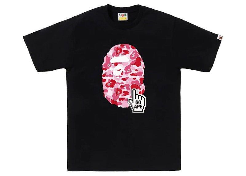 BAPE ABC Camo BAPE Online Tee Black/Pink