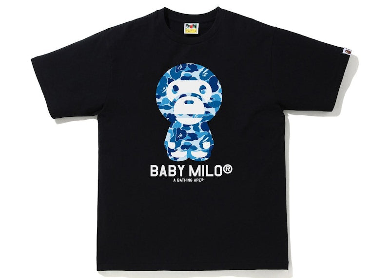 BAPE ABC Camo Baby Milo Tee Black/Blue