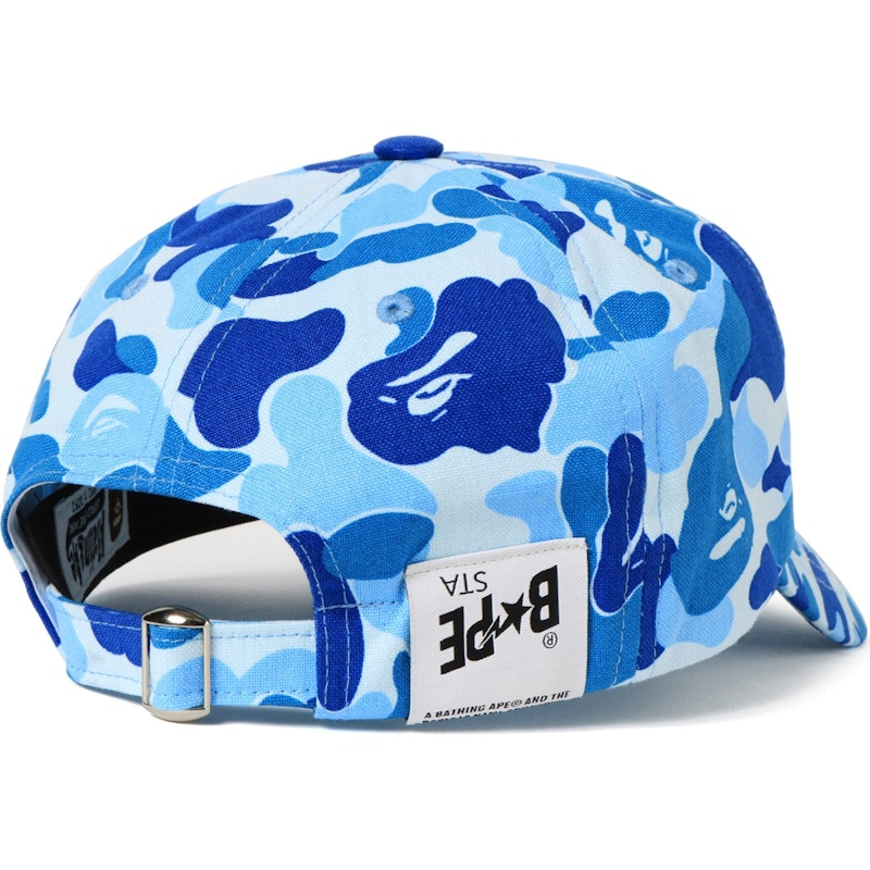 BAPE ABC Camo Bapesta Panel Cap Blue