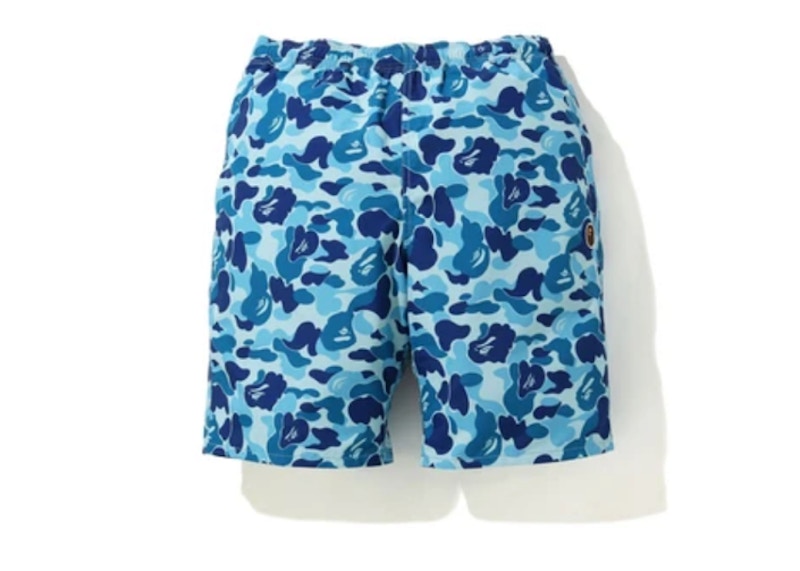 BAPE ABC Camo Beach Shorts (SS20) Blue