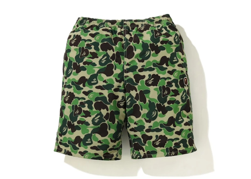 BAPE ABC Camo Beach Shorts (SS20) Green