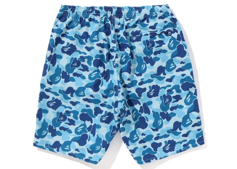 BAPE ABC Camo Beach Shorts (SS23) Blue