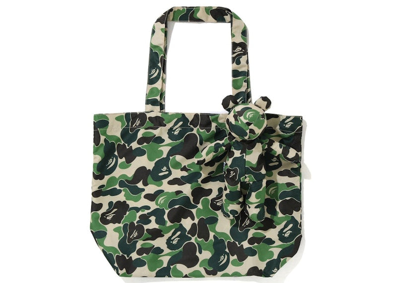 BAPE ABC Camo Bear Eco S Bag Green