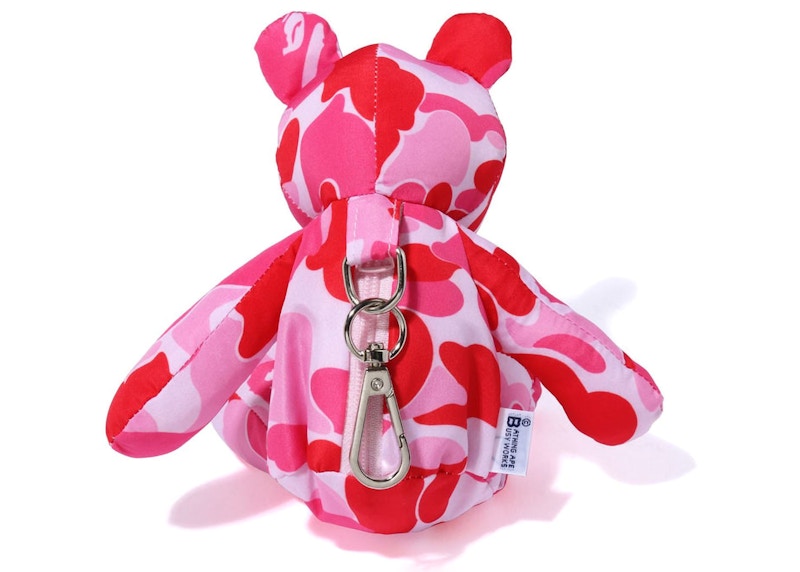 BAPE ABC Camo Bear Eco S Bag Pink
