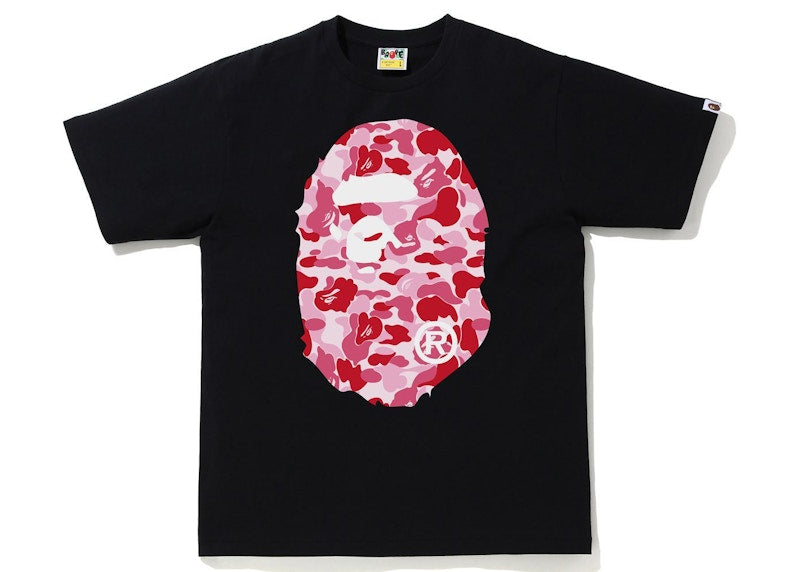 BAPE ABC Camo Big Ape Tee Black/Pink