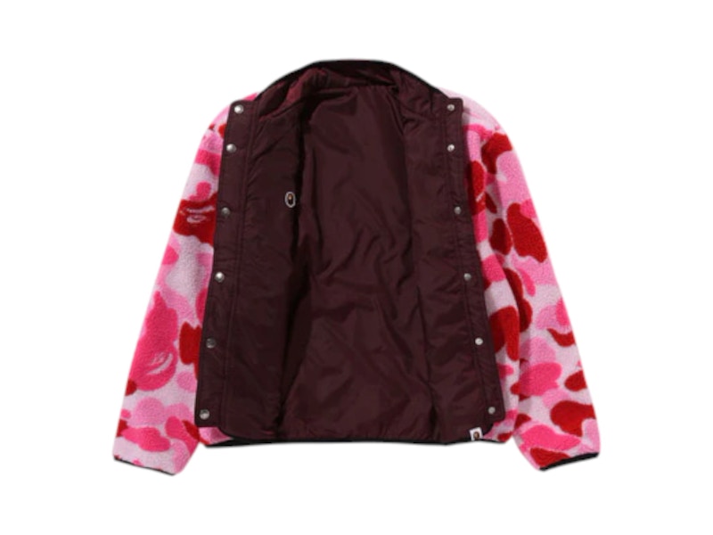 BAPE ABC Camo Boa Ripstop Reversible Jacket Pink