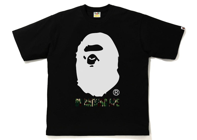 BAPE ABC Camo By Bathing Ape Relaxed Fit Tee Black/Green