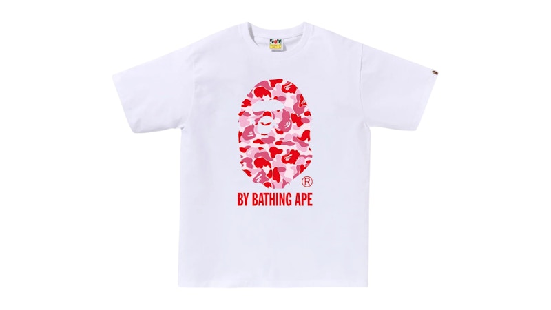 BAPE ABC Camo By Bathing Ape Tee (SS25) White/Pink