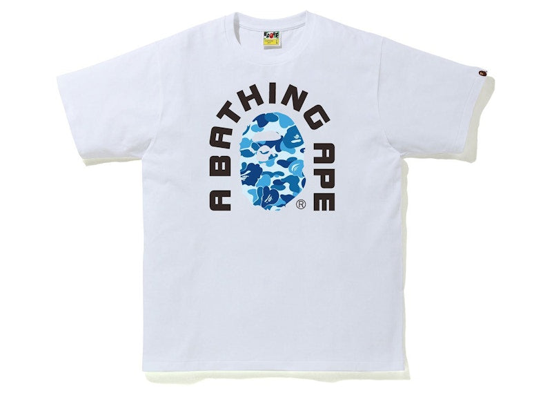 BAPE ABC Camo College 2020 Tee White/Blue