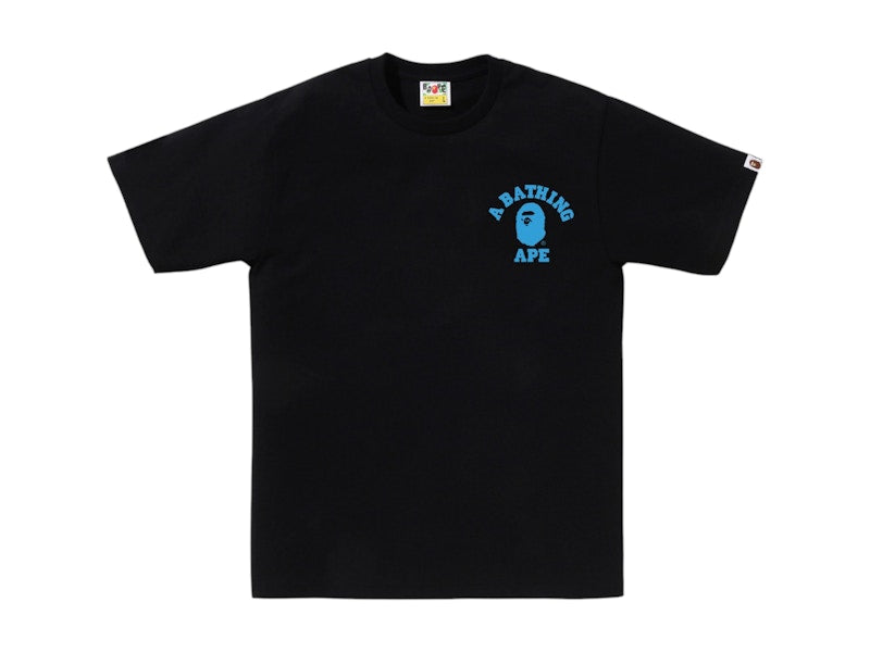 BAPE ABC Camo College ATS Tee Black/Blue
