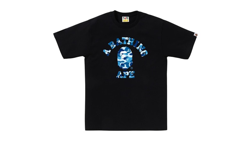 BAPE ABC Camo College (SS25) Tee Black/Blue