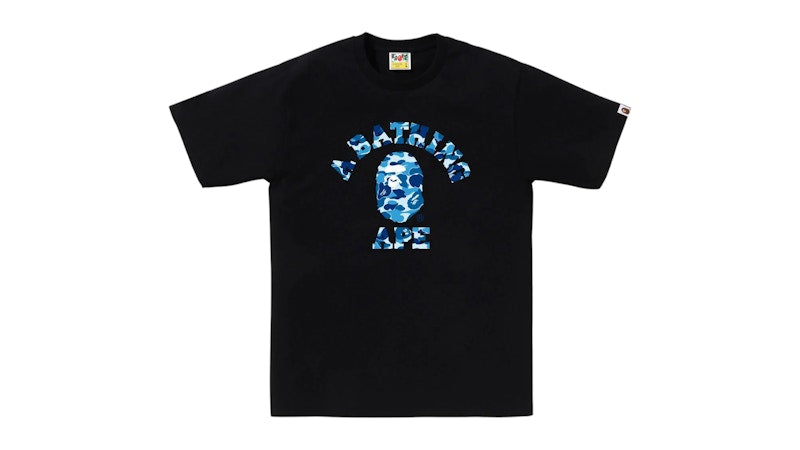 BAPE ABC Camo College Tee (FW25) Black/Blue