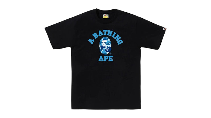 BAPE ABC Camo College Tee (SS25) Black/Blue