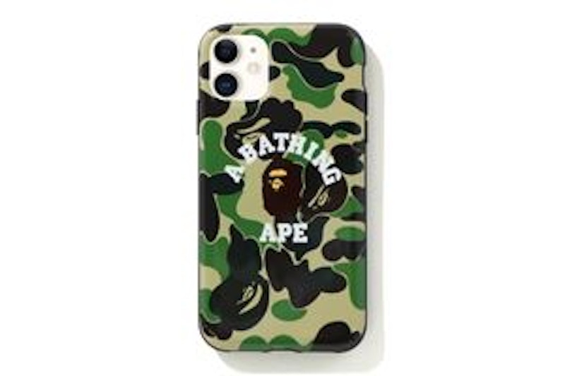 BAPE ABC Camo College iPhone 11 Case Green