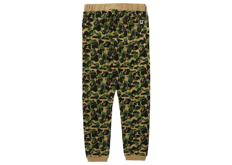 BAPE ABC Camo Crystal Stone Sweat Pants Green
