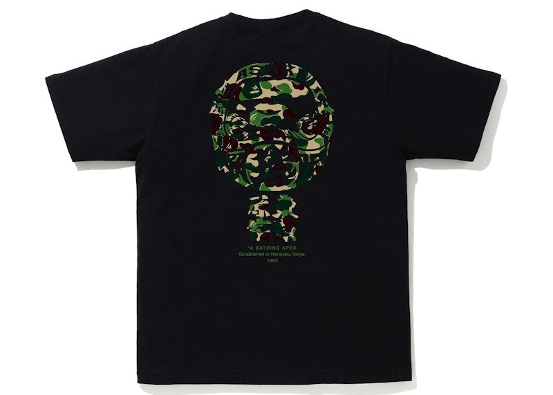 BAPE ABC Camo Daruma Tee Black/Green