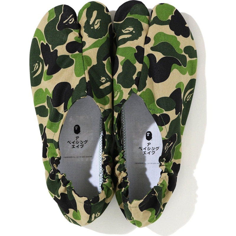BAPE ABC Camo Japanese Socks Green