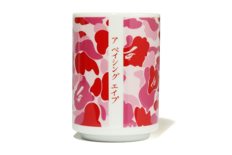 BAPE ABC Camo Japanese Tea Cup Pink