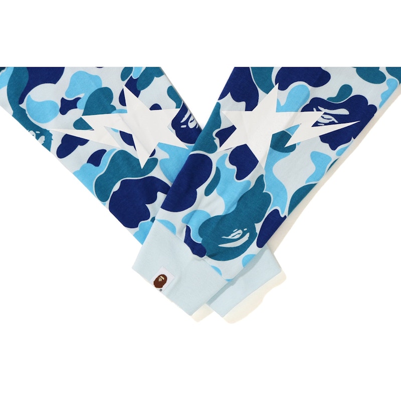 BAPE ABC Camo L/S Tee Blue