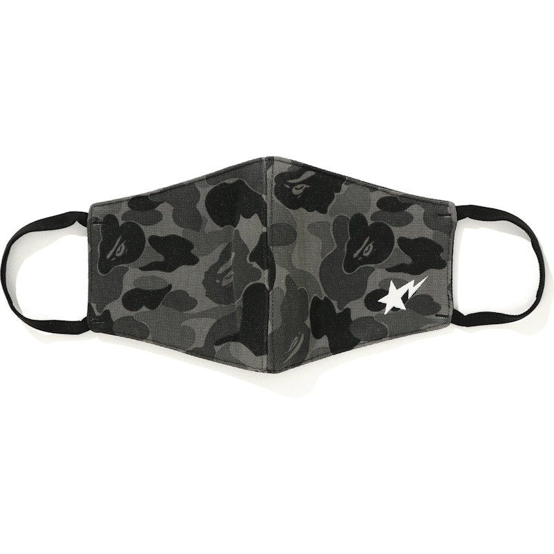 BAPE ABC Camo Mask (Bapesta) Black