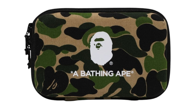 BAPE ABC Camo Mobile Storage Pouch Green