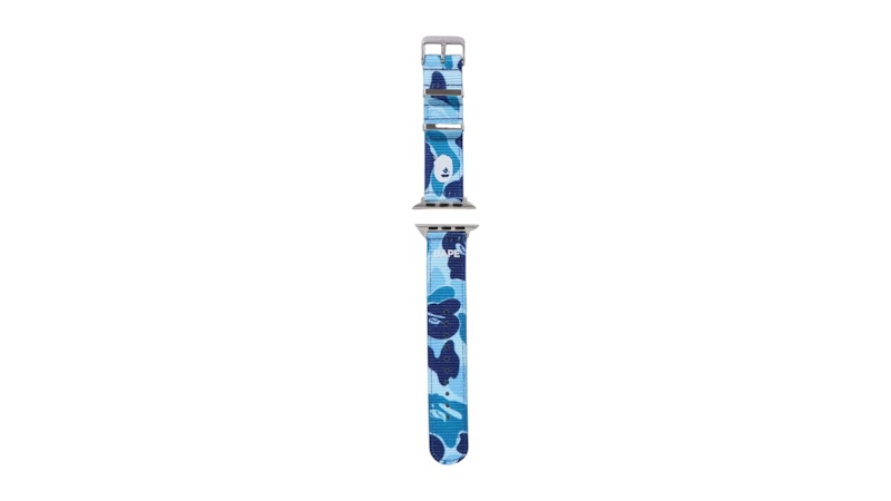BAPE ABC Camo Nato Watch Band Blue