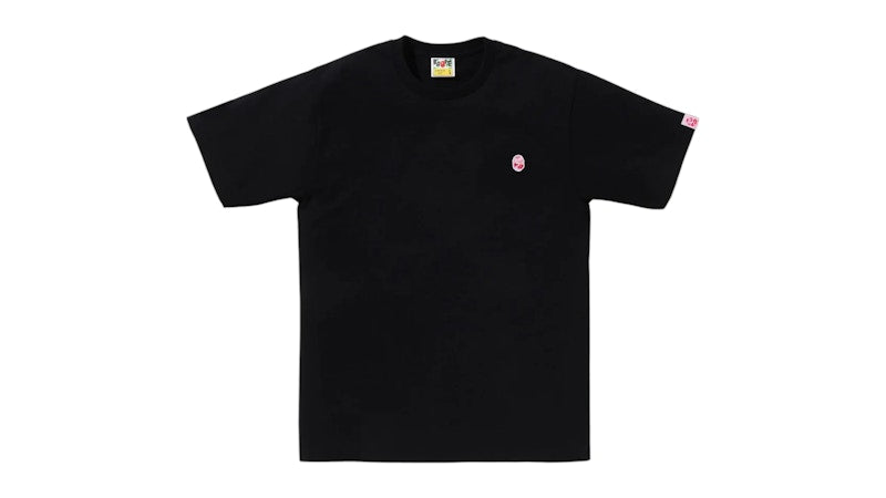 BAPE ABC Camo One Point Tee Black/Pink