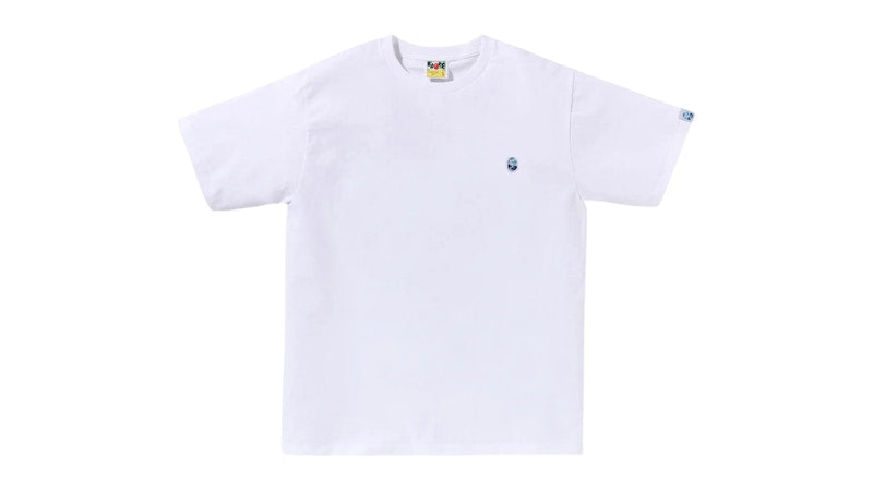 BAPE ABC Camo One Point Tee White/Blue