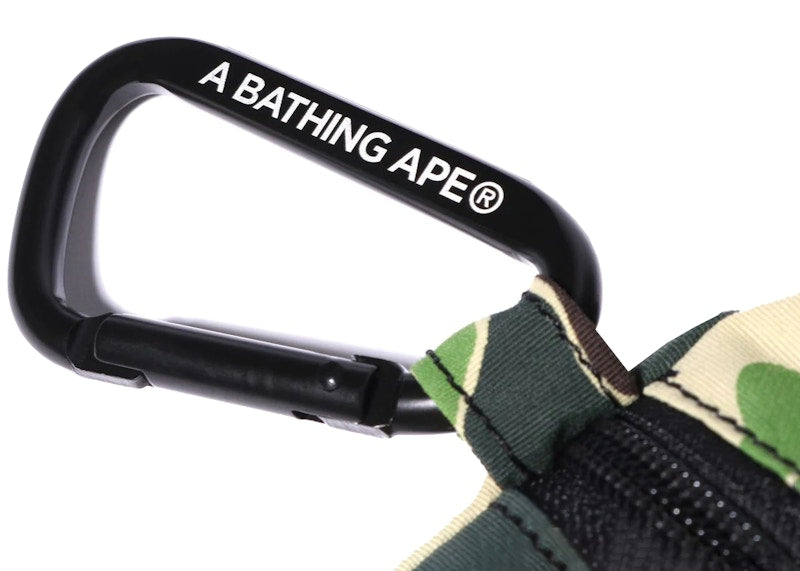 BAPE ABC Camo Pouch Green